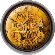 SR-FR03-BK [スマホリング FLORAL FONON Yellow Rose BK]