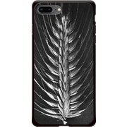 GCN-VB02-B-BK [GLASS PRINT iPhone 8 Plus/7 Plus VINTAGE BOTANICAL Wheat BK]