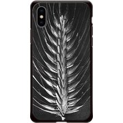 GCN-VB02-C-BK [GLASS PRINT iPhone XS/X VINTAGE BOTANICAL Wheat BK]