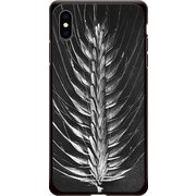 GCN-VB02-E-BK [GLASS PRINT iPhone XS Max VINTAGE BOTANICAL Wheat BK]