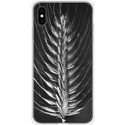 GCN-VB02-E-TL [GLASS PRINT iPhone XS Max VINTAGE BOTANICAL Wheat TL]