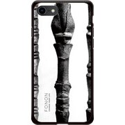 GCN-VB10-A-BK [GLASS PRINT iPhone 8/7 VINTAGE BOTANICAL Stalk BK]