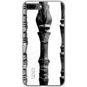 GCN-VB10-B-TL [GLASS PRINT iPhone 8 Plus/7 Plus VINTAGE BOTANICAL Stalk TL]