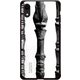 GCN-VB10-D-BK [GLASS PRINT iPhone XR VINTAGE BOTANICAL Stalk BK]