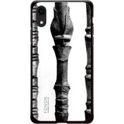 GCN-VB10-D-BK [GLASS PRINT iPhone XR VINTAGE BOTANICAL Stalk BK]