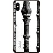 GCN-VB10-E-BK [GLASS PRINT iPhone XS Max VINTAGE BOTANICAL Stalk BK]