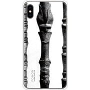 GCN-VB10-E-TL [GLASS PRINT iPhone XS Max VINTAGE BOTANICAL Stalk TL]