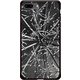 GCN-VB11-B-BK [GLASS PRINT iPhone 8 Plus/7 Plus VINTAGE BOTANICAL Araliacordata BK]