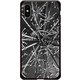 GCN-VB11-C-BK [GLASS PRINT iPhone XS/X VINTAGE BOTANICAL Araliacordata BK]