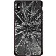GCN-VB11-E-BK [GLASS PRINT iPhone XS Max VINTAGE BOTANICAL Araliacordata BK]