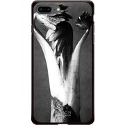 GCN-VB12-B-BK [GLASS PRINT iPhone 8 Plus/7 Plus VINTAGE BOTANICAL Sprout BK]