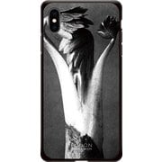 GCN-VB12-E-BK [GLASS PRINT iPhone XS Max VINTAGE BOTANICAL Sprout BK]