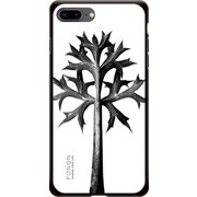 GCN-VB13-B-BK [GLASS PRINT iPhone 8 Plus/7 Plus VINTAGE BOTANICAL Limb BK]