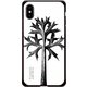 GCN-VB13-C-BK [GLASS PRINT iPhone XS/X VINTAGE BOTANICAL Limb BK]