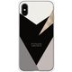 GCN-GP01-C-TL [GLASS PRINT iPhone XS/X GEOMETRIC PATTERN Delta TL]