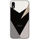 GCN-GP01-D-TL [GLASS PRINT iPhone XR GEOMETRIC PATTERN Delta TL]