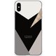 GCN-GP01-E-TL [GLASS PRINT iPhone XS Max GEOMETRIC PATTERN Delta TL]