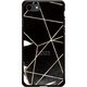 GCN-GP04-A-BK [GLASS PRINT iPhone 8/7 GEOMETRIC PATTERN CowSpider BK]