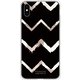 GCN-GP05-E-TL [GLASS PRINT iPhone XS Max GEOMETRIC PATTERN Chevron TL]