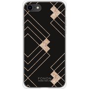 GCN-GP06-A-TL [GLASS PRINT iPhone 8/7 GEOMETRIC PATTERN Stiff TL]