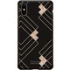 GCN-GP06-C-BK [GLASS PRINT iPhone XS/X GEOMETRIC PATTERN Stiff BK]