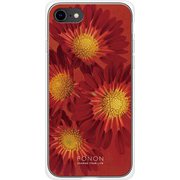 GCN-FR01-A-TL [GLASS PRINT iPhone 8/7 FLORAL Aflican Daisy TL]