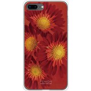 GCN-FR01-B-TL [GLASS PRINT iPhone 8 Plus/7 Plus FLORAL Aflican Daisy TL]