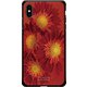 GCN-FR01-E-BK [GLASS PRINT iPhone XS Max FLORAL Aflican Daisy BK]