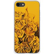 GCN-FR03-A-TL [GLASS PRINT iPhone 8/7 FLORAL Yellow Rose TL]