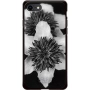 GCN-FR04-A-BK [GLASS PRINT iPhone 8/7 FLORAL Mono FLORAL BK]