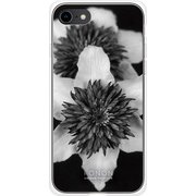 GCN-FR04-A-TL [GLASS PRINT iPhone 8/7 FLORAL Mono FLORAL TL]