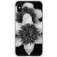 GCN-FR04-C-TL [GLASS PRINT iPhone XS/X FLORAL Mono FLORAL TL]