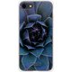 GCN-FR05-A-TL [GLASS PRINT iPhone 8/7 FLORAL Blue Bloom TL]