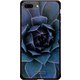 GCN-FR05-B-BK [GLASS PRINT iPhone 8 Plus/7 Plus FLORAL Blue Bloom BK]
