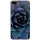GCN-FR05-B-TL [GLASS PRINT iPhone 8 Plus/7 Plus FLORAL Blue Bloom TL]