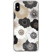 GCN-FP01-C-TL [GLASS PRINT iPhone XS/X FLORAL PATTERN Anemone TL]