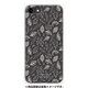 GCN-FP09-A-TL [GLASS PRINT iPhone 8/7 FLORAL PATTERN Rondo Dawn Gray TL]