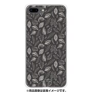 GCN-FP09-B-TL [GLASS PRINT iPhone 8 Plus/7 Plus FLORAL PATTERN Rondo Dawn Gray TL]