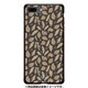 GCN-FP10-B-BK [GLASS PRINT iPhone 8 Plus/7 Plus FLORAL PATTERN Rondo Caramel Black BK]
