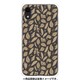 GCN-FP10-D-TL [GLASS PRINT iPhone XR FLORAL PATTERN Rondo Caramel Black TL]