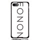 GCN-TS01-A-BK [GLASS PRINT iPhone 8/7 TYPO SERIES FONON White BK]