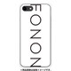 GCN-TS01-A-TL [GLASS PRINT iPhone 8/7 TYPO SERIES FONON White TL]