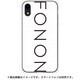 GCN-TS01-D-TL [GLASS PRINT iPhone XR TYPO SERIES FONON White TL]