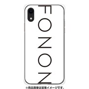 GCN-TS01-E-TL [GLASS PRINT iPhone XS Max TYPO SERIES FONON White TL]