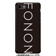 GCN-TS02-A-BK [GLASS PRINT iPhone 8/7 TYPO SERIES FONON Black BK]