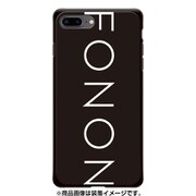 GCN-TS02-B-BK [GLASS PRINT iPhone 8 Plus/7 Plus TYPO SERIES FONON Black BK]