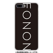 GCN-TS02-B-TL [GLASS PRINT iPhone 8 Plus/7 Plus TYPO SERIES FONON Black TL]