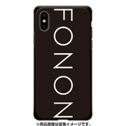 GCN-TS02-C-BK [GLASS PRINT iPhone XS/X TYPO SERIES FONON Black BK]
