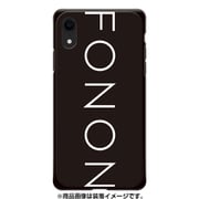 GCN-TS02-D-BK [GLASS PRINT iPhone XR TYPO SERIES FONON Black BK]