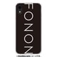 GCN-TS02-D-TL [GLASS PRINT iPhone XR TYPO SERIES FONON Black TL]
